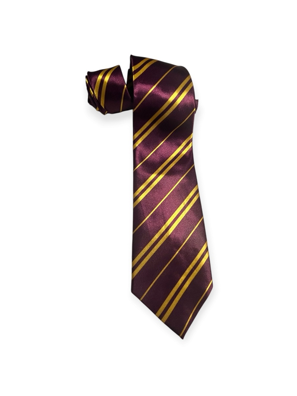 Rubie’s Harry Potter Gryffindor Tie Burgundy Gold Striped Halloween Costume